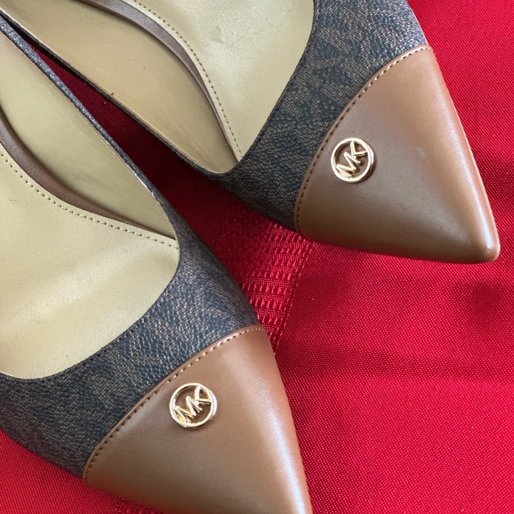 Michael Kors Tan and Brown Heels